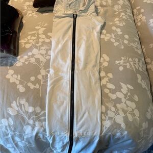 Blank NYC White Dress with Black Zipper